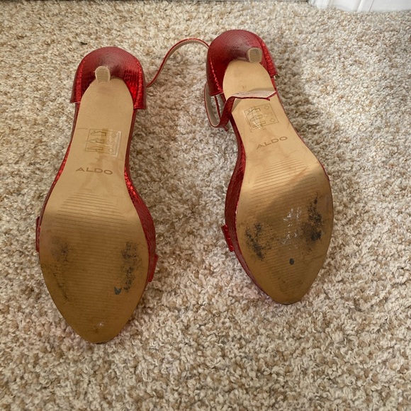 Aldo red heels - Picture 3 of 4